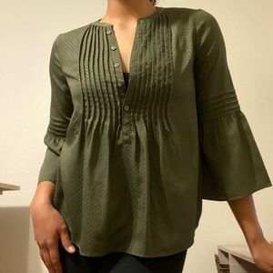 babydoll bell sleeve blouse